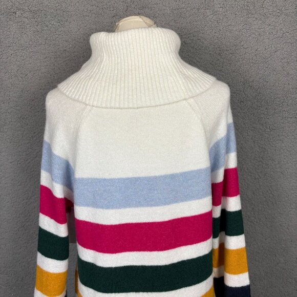 Style & Co Women's Striped Turtleneck Sweater Small Acrylic Blend Multicolor NWO - Picture 5 of 8